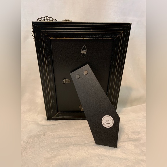 Hand Crafted- jeweled embellished wood photo frame- 3-1/2in. x 5-1/2in. - Picture 3 of 3